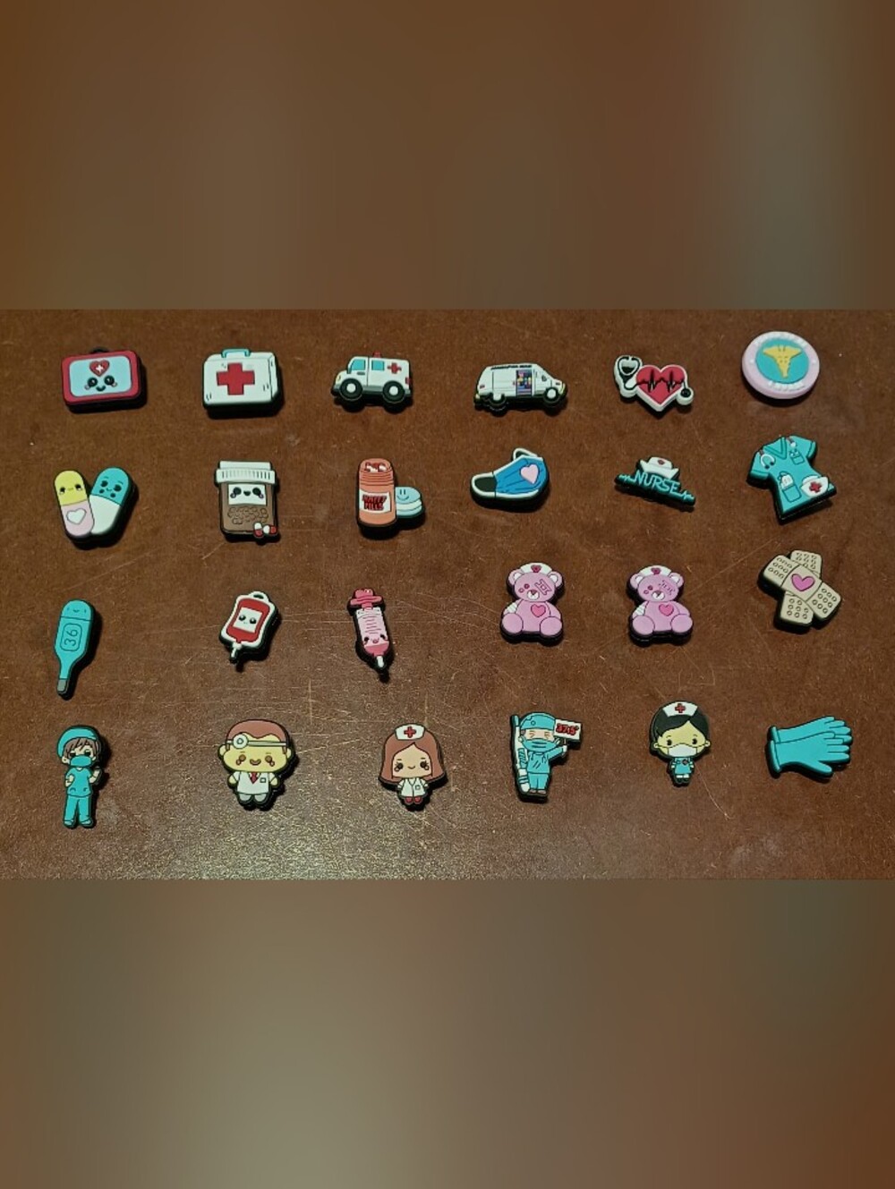 10/$10 Jibbitz Croc Shoe Charms - Mix/Match - Medical Doctor Nurse - New